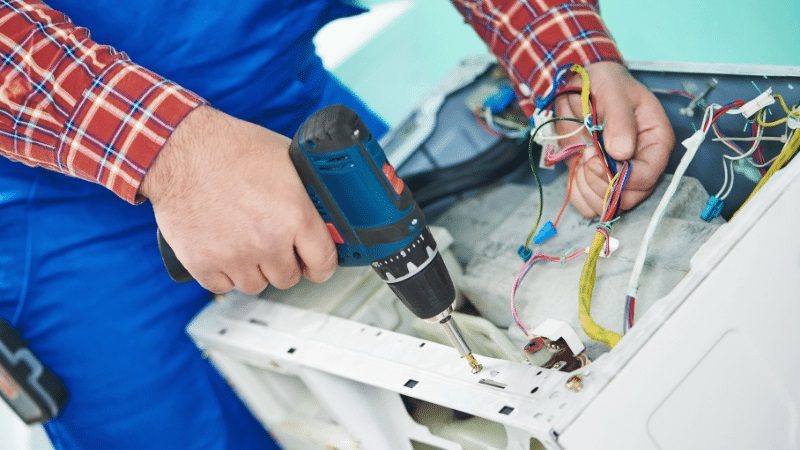Tuzla Toshiba Toshiba çamaşır makinesi kart tamiri – Su almama arızası orijinal parça ile giderildi. - Teknik servis örneği